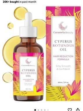 Cyperus Rotundus Oil - 60ml Natural Cyperus Rotundus Oil For Hair Removal